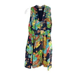 Mae Laskey Brookline Mollie Parnis New York Vintage Sleeveless Dress